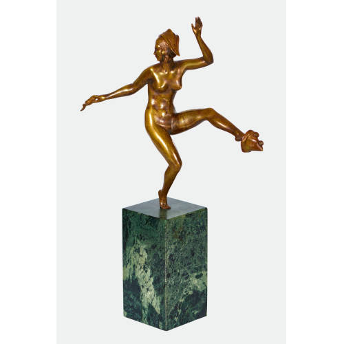MARCEL ANDR� BOURAINE : Danseuse au chapeau et au masque (DOBIASCHOFSKY AUKTIONEN AG)
