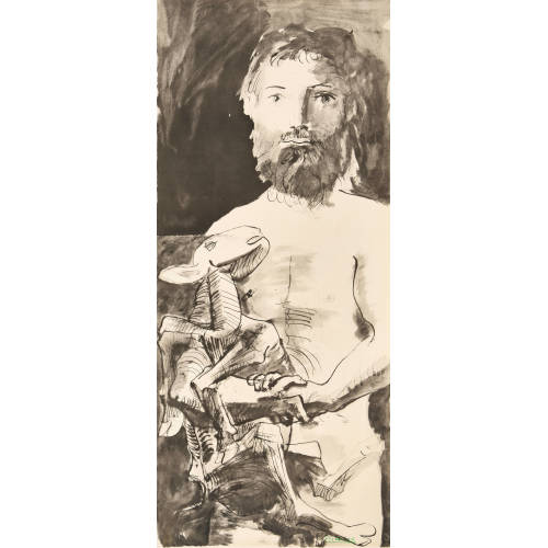 PABLO PICASSO : 'Johannes der T�ufer' (DOBIASCHOFSKY AUKTIONEN AG)