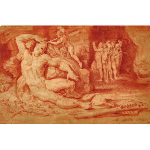 GIOVANNI DA (EIGTL. GIOVANNI RICAMATORE) UDINE : Odysseus und die Blendung des Polyphem (DOBIASCHOFSKY AUKTIONEN AG)