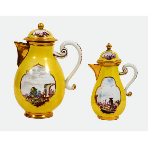 PAAR KANNEN : Meissen, um 1735 (K�nigliche Porzellan Manufaktur) (DOBIASCHOFSKY AUKTIONEN AG)