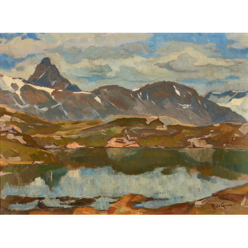 RAFFAELE DE GRADA : Il Cervino (Das Matterhorn) (DOBIASCHOFSKY AUKTIONEN AG)