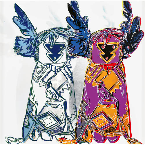 ANDY WARHOL : 'Kachina Dolls' (DOBIASCHOFSKY AUKTIONEN AG)