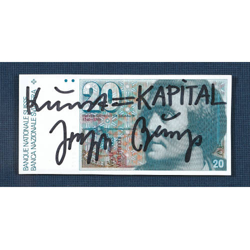 JOSEPH BEUYS : 'Kunst = Kapital' (DOBIASCHOFSKY AUKTIONEN AG)