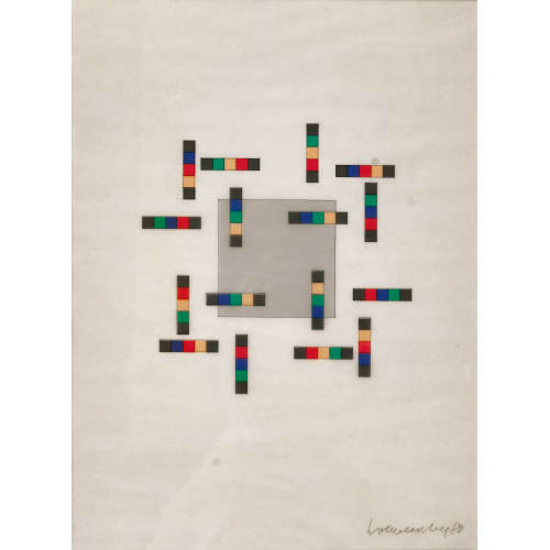 VERENA LOEWENSBERG : 'vier variationen um ein quadrat' (DOBIASCHOFSKY AUKTIONEN AG)