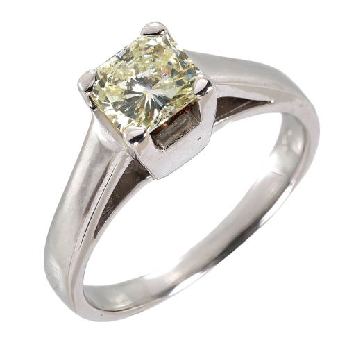 SOLITAIRE-RING : (DOBIASCHOFSKY AUKTIONEN AG)