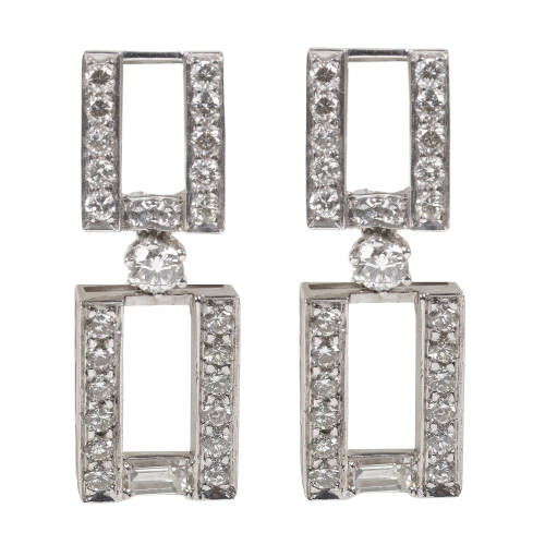DIAMANT-OHRH�NGER : (DOBIASCHOFSKY AUKTIONEN AG)