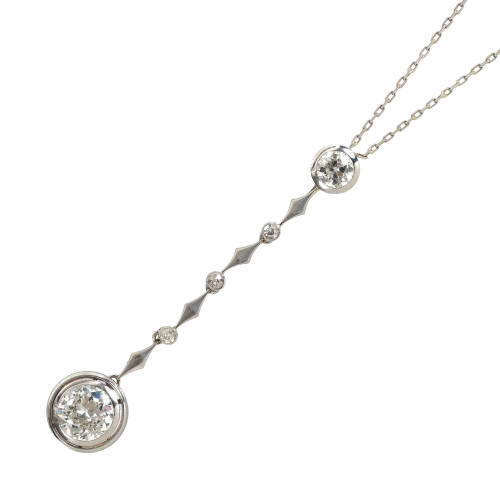 DIAMANT-COLLIER : Um 1920 (DOBIASCHOFSKY AUKTIONEN AG)