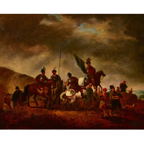 JACQUES FRAN�OIS J. (GEN. SWEBACH-DESFONTAINE) SWEBACH : 'Le porte-�tandard' (DOBIASCHOFSKY AUKTIONEN AG)