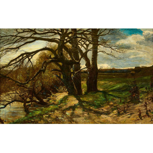 ACHILLE TOMINETTI : Alberi nel paesaggio (DOBIASCHOFSKY AUKTIONEN AG)