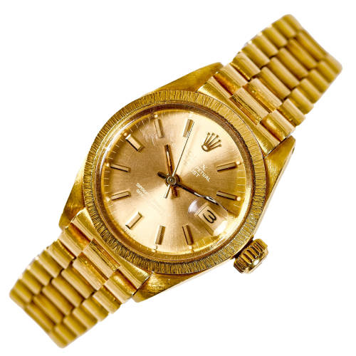 ROLEX : Damenarmbanduhr 'Oyster Perpetual Datejust' (DOBIASCHOFSKY AUKTIONEN AG)