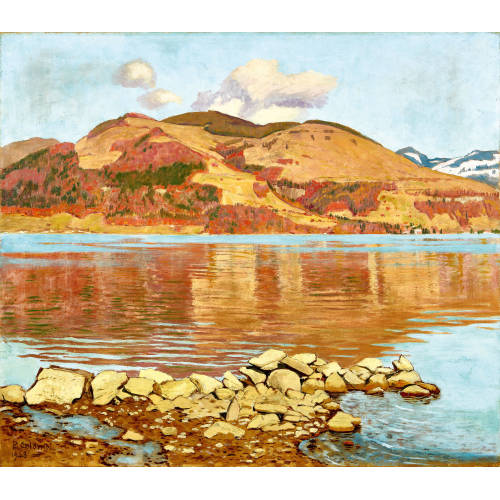 PLINIO COLOMBI : 'Sp�therbst - Spiez am Thunersee' (DOBIASCHOFSKY AUKTIONEN AG)
