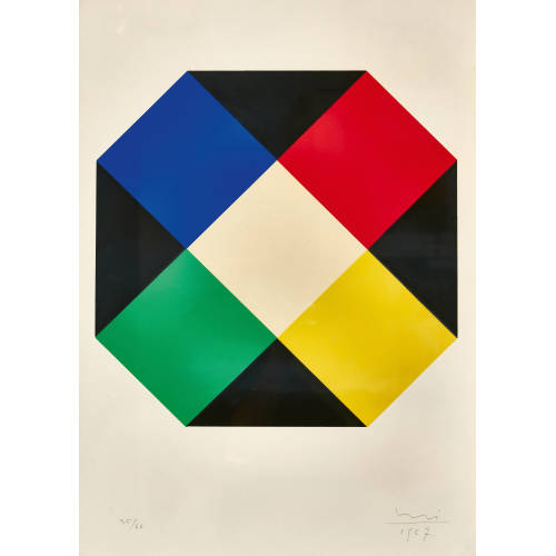 MAX BILL : Geometrische Komposition (DOBIASCHOFSKY AUKTIONEN AG)