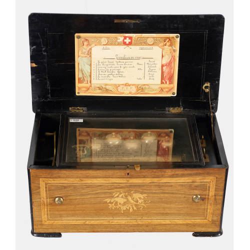 WALZENSPIELDOSE : Sainte-Croix, 2. H�lfte 19. Jh. (Paillard Vaucher Fils) (DOBIASCHOFSKY AUKTIONEN AG)