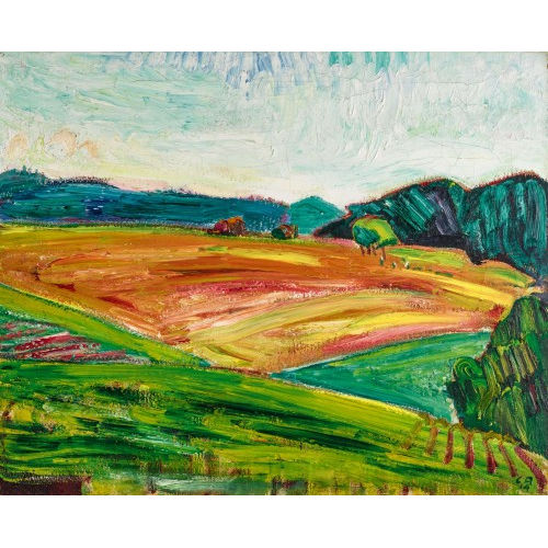 CUNO AMIET : 'Landschaft' (Dobiaschofsky Auktionen AG)