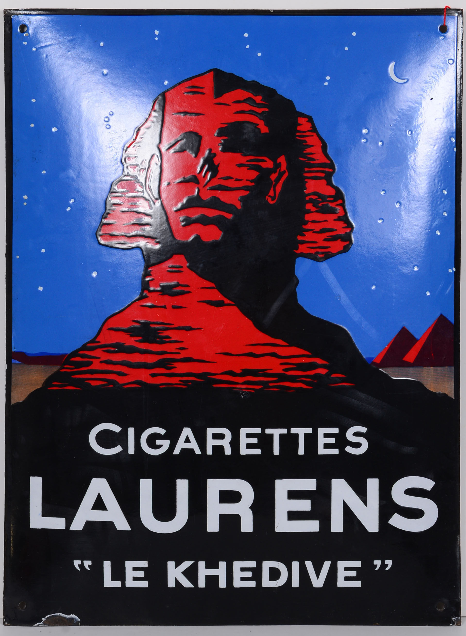 EMAILSCHILD Cigarettes Laurens "Le Khedive", Schweiz, um 1929
