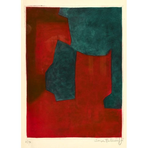 SERGE POLIAKOFF : 'Komposition in Rot und Grn' (Dobiaschofsky Auktionen AG)