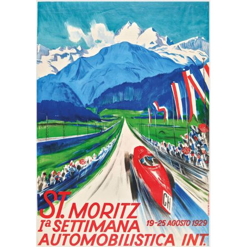 OTTO BAUMBERGER : 'St. Moritz Ia Settimana Automobilistica INT. 1929' (Dobiaschofsky Auktionen AG)