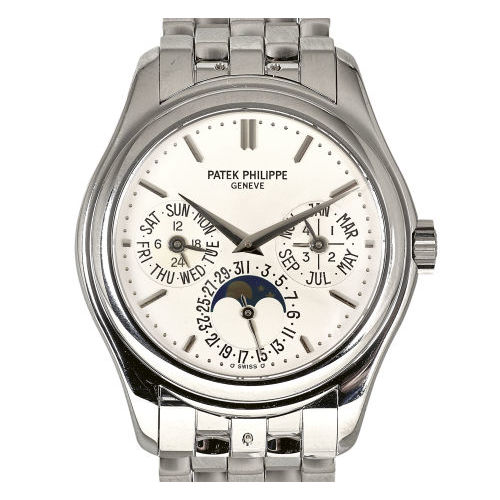 PATEK PHILIPPE : Gentleman's wristwatch 'Perpetual Calendar' (Dobiaschofsky Auktionen AG)