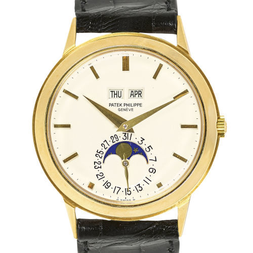 PATEK PHILIPPE : Gentleman's wristwatch with five horological complications (Dobiaschofsky Auktionen AG)