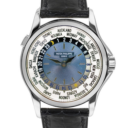 PATEK PHILIPPE : Gentleman's wristwatch 'World Time' (Dobiaschofsky Auktionen AG)
