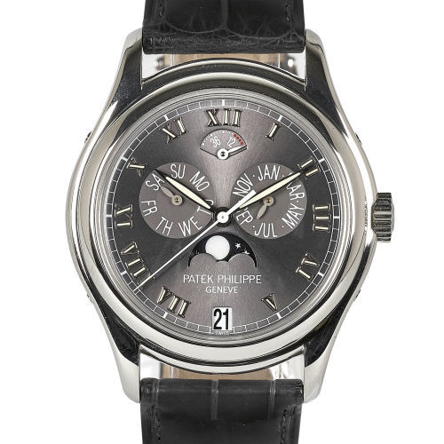 PATEK PHILIPPE : Gentleman's wristwatch 'Annual Calendar' (Dobiaschofsky Auktionen AG)