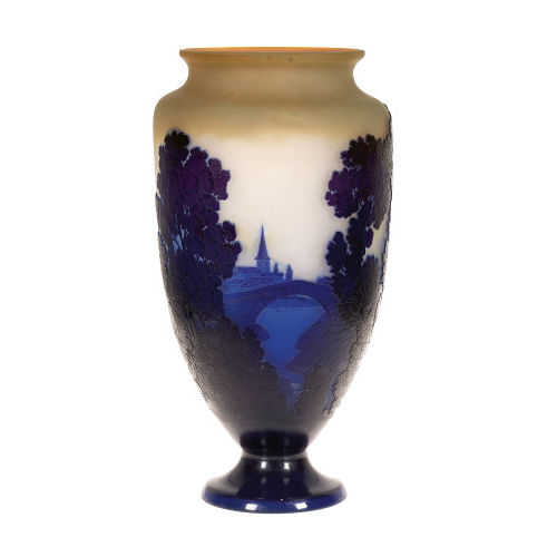 MILE GALL : Vase, Nancy, um 1914 (Dobiaschofsky Auktionen AG)