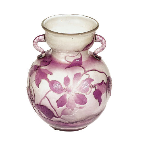 MILE GALL : Vase, Nancy, um 1900 (Dobiaschofsky Auktionen AG)