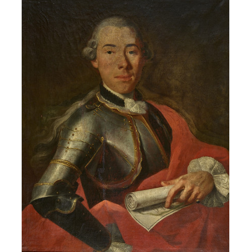 JOHANN MELCHIOR WYRSCH : Brustbildnis von Johann Nikodem von Fle (1734-1823) im Harnisch (Dobiaschofsky Auktionen AG)