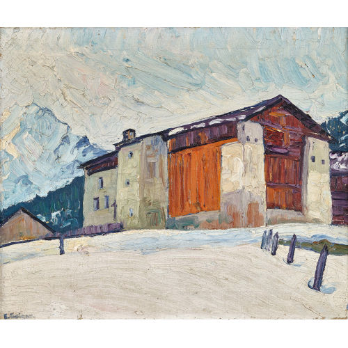 ERNST SAMUEL GEIGER : 'Winter' (Dobiaschofsky Auktionen AG)