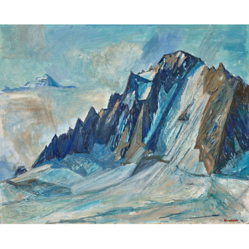 EDMUND WUNDERLICH : 'Portalay (Mt. Blanc)' (Dobiaschofsky Auktionen AG)