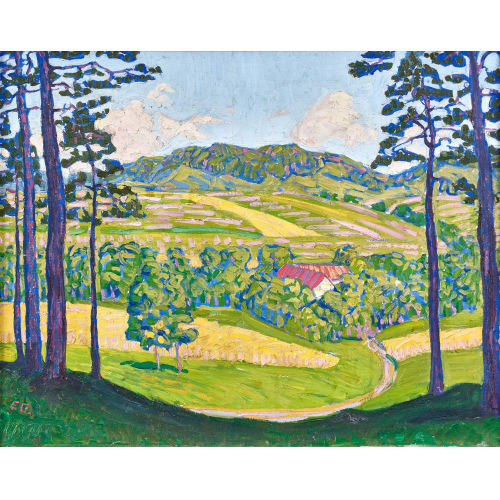 ERNST SAMUEL GEIGER : Sommerliche Landschaft (Dobiaschofsky Auktionen AG)