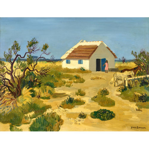 YVES BRAYER Cabane En Camargue Dobiaschofsky Auktionen AG yves-brayer-cabane-en-camargue-dobiaschofsky-auktionen-ag