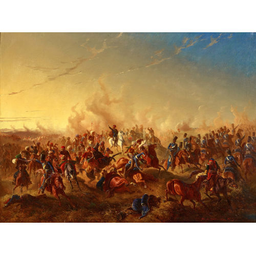 B. BACHMANN-HOHMANN : Die Schlacht bei Caracal (Dobiaschofsky Auktionen AG)